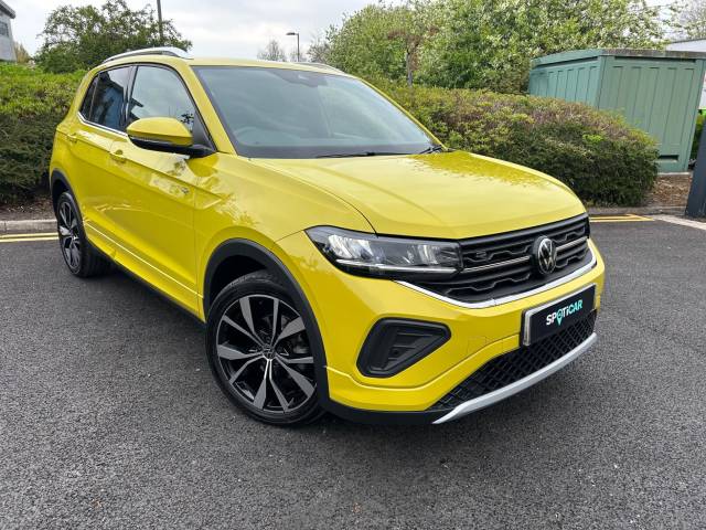 Volkswagen T-cross 1.0 TSI 115 R-Line 5dr DSG Hatchback Petrol YELLOW