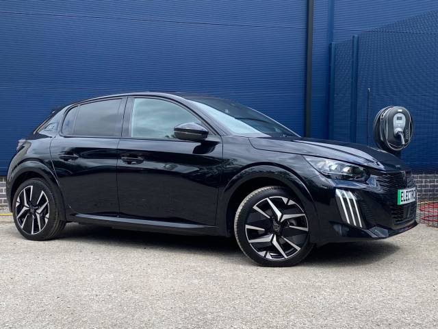 Peugeot e-208 51kWh GT Auto 5dr (7.4kW Charger) Hatchback Electric Nera Black