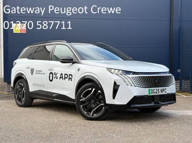 Peugeot E-5008 0.0 157kW GT 73kWh 5dr Auto Hatchback Electric WHITE