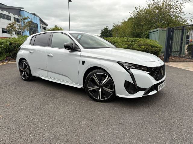 Peugeot 308 1.2 Hybrid 136 GT 5dr e-DSC6 Hatchback Petrol WHITE