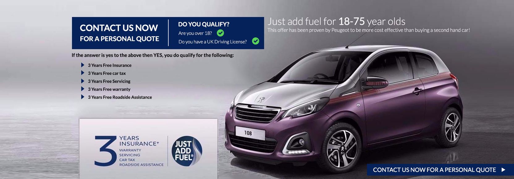 Peugeot 108 | New And Used Peugeot Car Dealers In Cheshire | Gateway Peugeot Crewe