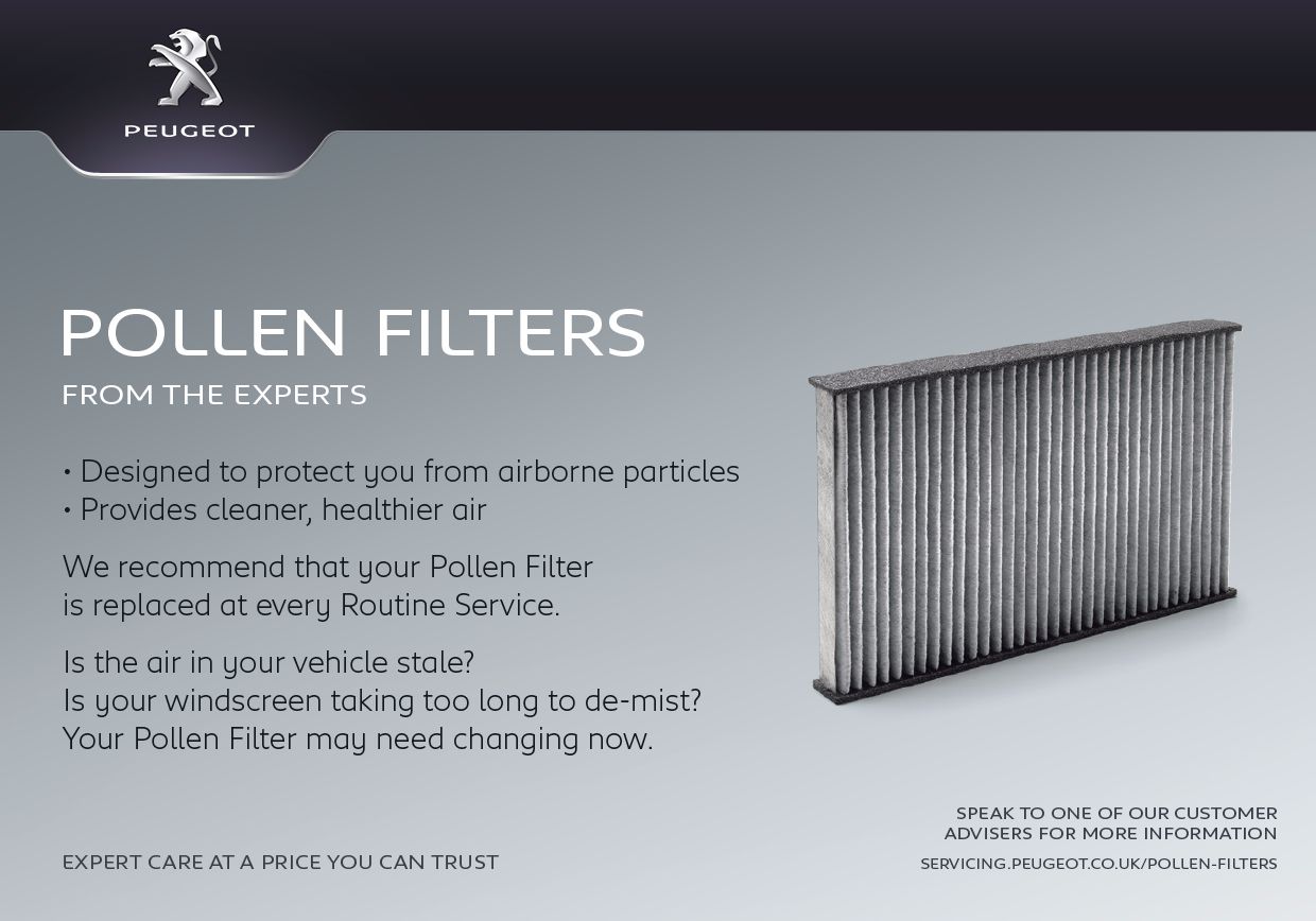 Pollen Filters from only £49.99