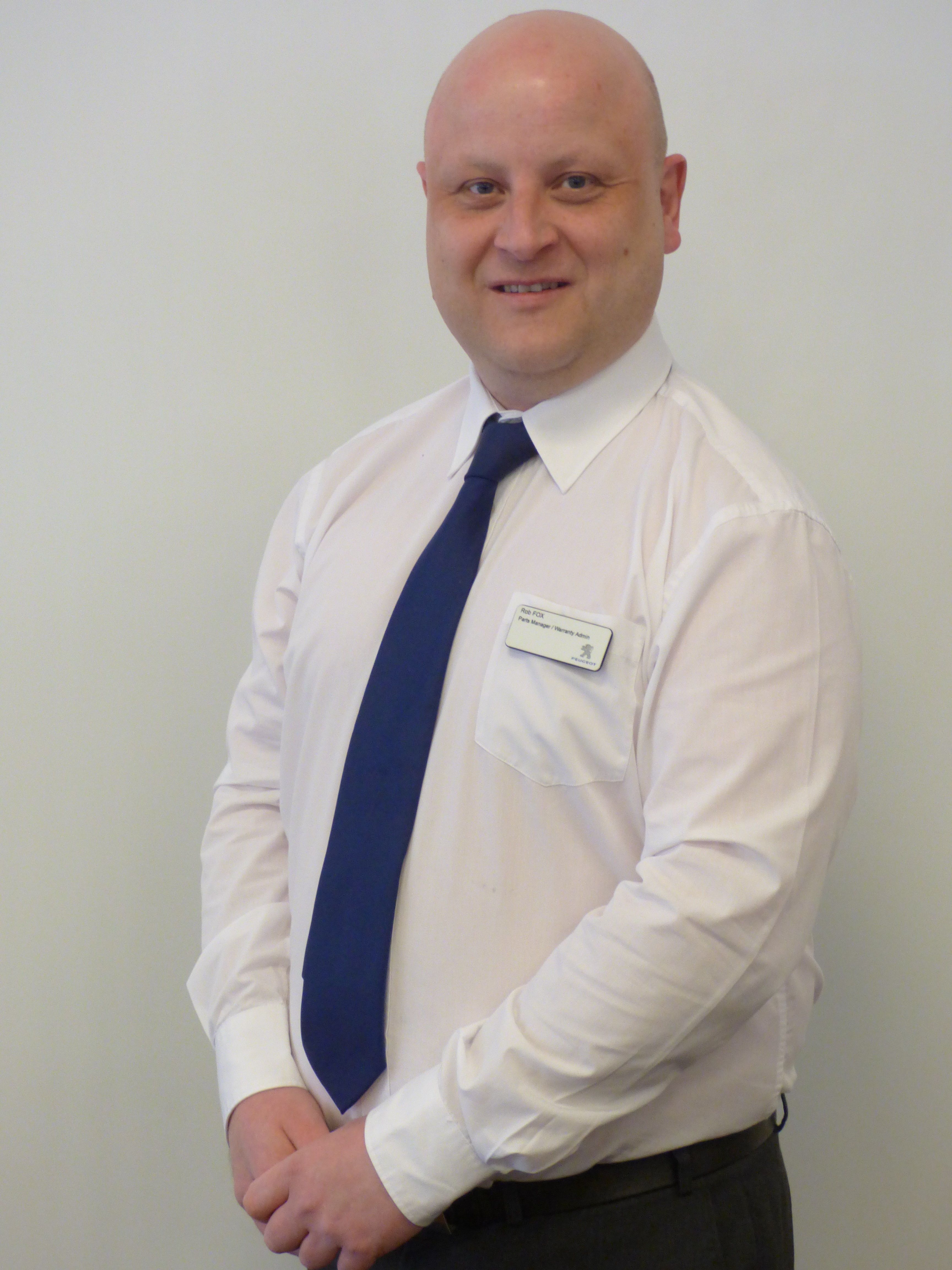 Rob Fox Our new Parts Manager