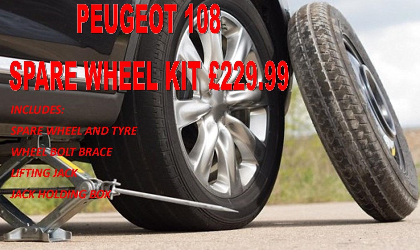108 SPARE WHEEL KIT